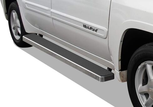 APS (Stainless Steel Black Powder Coated 5 inches) Running Boards Nerf Bars Side Steps Compatible with Chevy Trailblazer GMC Envoy 2002-2009 in Kuwait