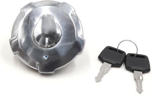 uxcell Metal Motorbike Motorcycle Oil Fuel Tank Gas Cap Cover w 2 Keys for CG in Kuwait