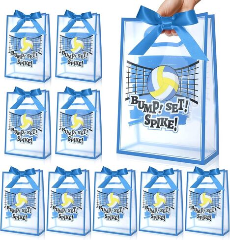 GAWBYET 16 Pcs Softball Goodie Bag Softball Gameday Goodie Gifts Bags with Die Cut Handles and Ribbons Sport Theme Party Favors for Snack Wrapping Birthday Party Supplies 7 x 10 x 3.15'' in Saudi Arabia