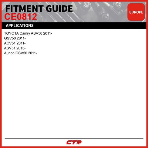 CTR CE0812 [OE Supplier] Front Left Outer Tie Rod End Compatible with Toyota Vehicles - Replaces 45470-09140, 45470-09150, in Kuwait