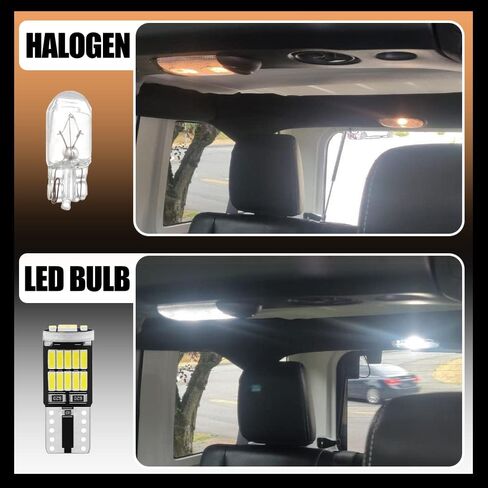 H2 LED Interior Lights Kit for Hummer H2 2003 2004 2005 2006 2007 2008 2009 Super Bright White LED Map Dome Trunk License Plate Lights Interior LED Light Bulbs + Install Tool in Kuwait