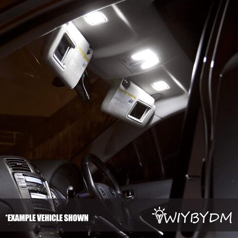 H2 LED Interior Lights Kit for Hummer H2 2003 2004 2005 2006 2007 2008 2009 Super Bright White LED Map Dome Trunk License Plate Lights Interior LED Light Bulbs + Install Tool in Kuwait