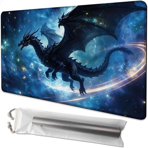 for MTG Playmat 24 x 14 Inches Cute Frog Magic Play Mat Card Game Mat for Magic The Gathering TCG PTCG Playmat with Free Storage Bags Non-Slip Backing and Stitched Edge in Kuwait