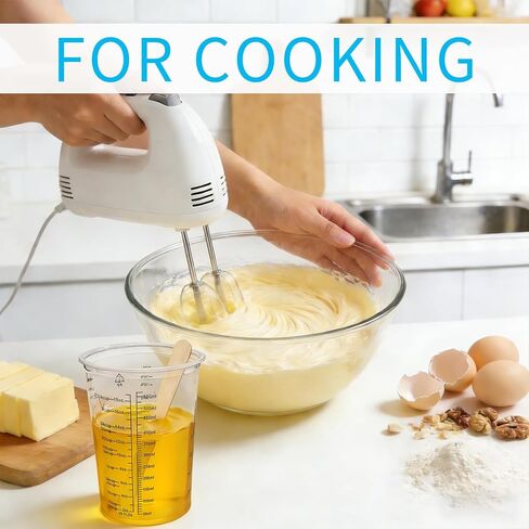 50 Pack Epoxy Mixing Cups 20 oz (600 ml), Disposable Measuring Cups with 50 Wooden Stir Sticks, Measurement Ratios: 1:1, 2:1, 3:1, 4:1 for Resin, Liquid and Paint in Saudi Arabia