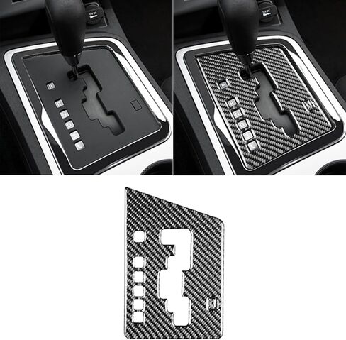 Real Soft Carbon Fiber Car Inner Door Lock Pin Decorative Frame Ring Cover Trim Sticker Compatible with Dodge Challenger 2008 2009 2010 2011 2012 2013 2014 Auto Interior Accessories Black in Saudi Arabia
