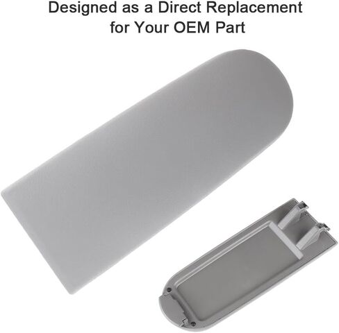 Grey Center Console Lid Armrest Kit Replacement fit for VW for Beetle 99-10 for Golf 99-05 for Jetta 99-05 for Passat 99-05 in Kuwait
