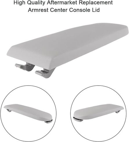Grey Center Console Lid Armrest Kit Replacement fit for VW for Beetle 99-10 for Golf 99-05 for Jetta 99-05 for Passat 99-05 in Kuwait