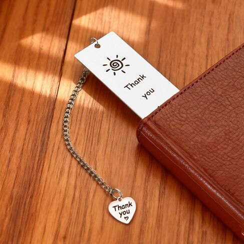 Teacher Appreciation Gifts for Women Men Book Reading Lovers Thank You for Helping Me Grow Sunflower Birthday Christmas End of The Year Graduation Gifts for Preschool Teacher Metal Bookmark Book Mark in Saudi Arabia