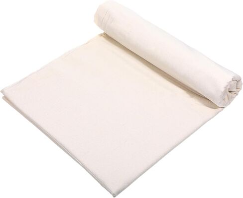 3 Yards 100% Cotton Canvas Fabric by The Yard, 63'' Wide (7oz) Natural Cotton Duck Canvas Fabric for Sewing Arts & Crafts, Backings, Covers in Saudi Arabia