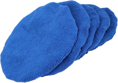 5pcs Car Polisher Pad Bonnet 7-8 Inch Soft Microfiber Polishing Buffing Pad Cover Item Replacement in Saudi Arabia