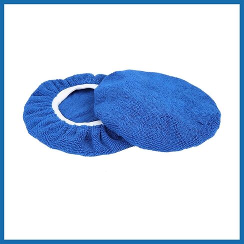 5pcs Car Polisher Pad Bonnet 7-8 Inch Soft Microfiber Polishing Buffing Pad Cover Item Replacement in Saudi Arabia