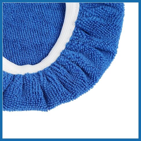 5pcs Car Polisher Pad Bonnet 7-8 Inch Soft Microfiber Polishing Buffing Pad Cover Item Replacement in Saudi Arabia