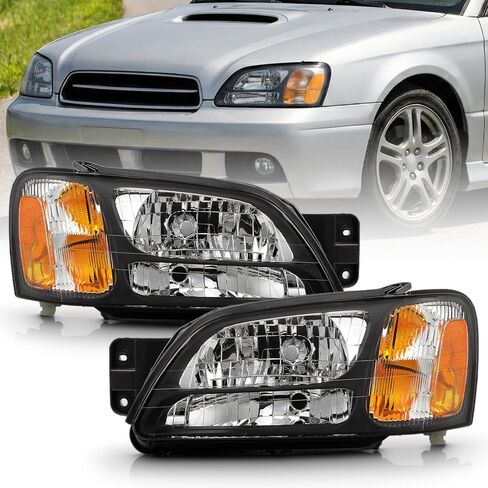KEEKPO - متوافق مع 2000 2001 2002 2003 2004 Subaru Legacy GT|استبدال المصابيح الأمامية لليسار + اليمين in Kuwait