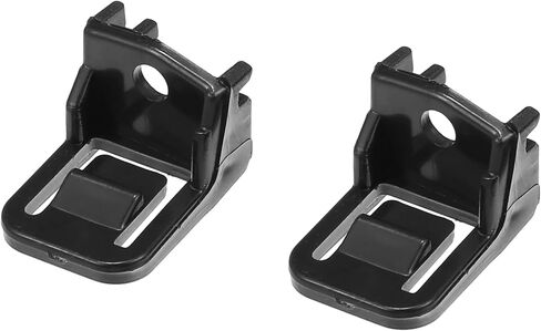 X AUTOHAUX 2 قطعة مشبك المصباح الأمامي الأيمن الأسود رقم 33105-TEA-T01/33105-TBA-A01 لهوندا سيفيك 2016-2020 in Kuwait