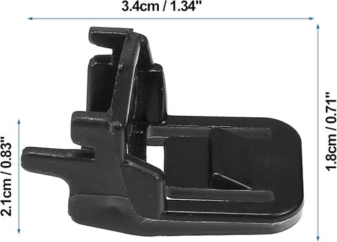 X AUTOHAUX 2 قطعة مشبك المصباح الأمامي الأيمن الأسود رقم 33105-TEA-T01/33105-TBA-A01 لهوندا سيفيك 2016-2020 in Kuwait