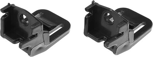 X AUTOHAUX 2 قطعة مشبك المصباح الأمامي الأيمن الأسود رقم 33105-TEA-T01/33105-TBA-A01 لهوندا سيفيك 2016-2020 in Kuwait