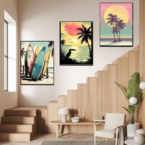 gganmtere 6 Packs Landscape Diamond Art Kits for Adults,Beach Diamond Paintings Beginner,5D Full Drill Diamond Painting Dot,Gem Art for Adults Wall Decor 12x16inch in Kuwait
