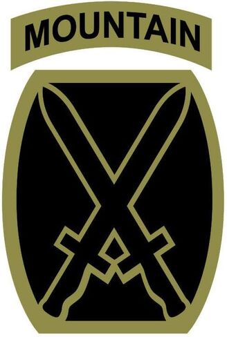 Edward & Co Sticker 10th Mountain Division Decal United States Army Military for Car Truck Window Laptop Bumper US Flag 3.0 X 4.5 in in Saudi Arabia