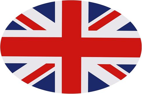 TOMALL Gas Tank Decal Compatible with Mini Cooper F54 Fuel Tank Pad Sticker UK Flag Pattern Vinyl Sticker Decal Gas Cap Trim Waterproof Decoration Exterior Sticker for Car (Gray Flag) in Kuwait