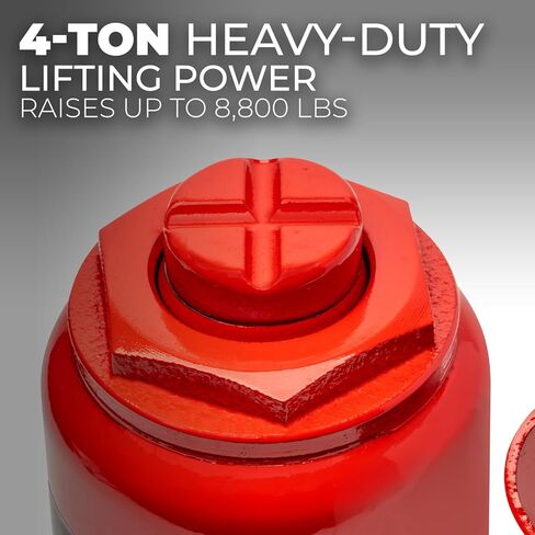 XtremepowerUS Hydraulic Bottle Jack (20 Ton) Portable Hydraulic Jack Lift Height Farm RV Truck Equipment Automotive Shop in Saudi Arabia