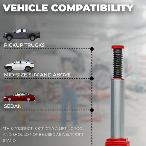 XtremepowerUS Hydraulic Bottle Jack (20 Ton) Portable Hydraulic Jack Lift Height Farm RV Truck Equipment Automotive Shop in Saudi Arabia