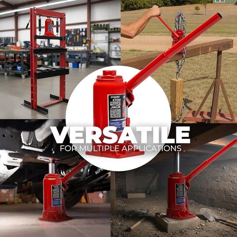 XtremepowerUS Hydraulic Bottle Jack (20 Ton) Portable Hydraulic Jack Lift Height Farm RV Truck Equipment Automotive Shop in Saudi Arabia