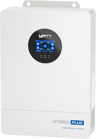 WattCycle 48V 12kW All-in-one Hybrid Inverter, 120/240V Split Phase Solar Hybrid Inverter Charger, 24kW Dual MPPT, 250A Max Charger, Pure Sine Wave, Parallel up to 6 Units, <10ms UPS for RVs, Home in Saudi Arabia