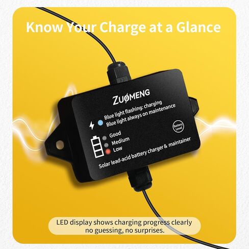 شاحن بطارية بالطاقة الشمسية 32 وات، جهاز صيانة البطارية الشمسية Zuomeng MPPT ومجموعة شاحن الطاقة الشمسية مع لوحة شمسية عالية الكفاءة 32 وات، شاحن بطارية يعمل بالطاقة الشمسية لإصلاح النبض in Kuwait