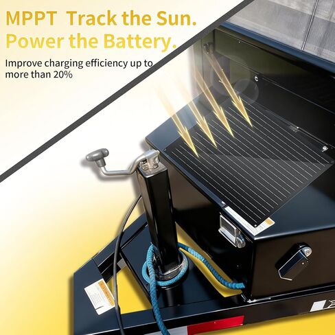 شاحن بطارية بالطاقة الشمسية 32 وات، جهاز صيانة البطارية الشمسية Zuomeng MPPT ومجموعة شاحن الطاقة الشمسية مع لوحة شمسية عالية الكفاءة 32 وات، شاحن بطارية يعمل بالطاقة الشمسية لإصلاح النبض in Kuwait