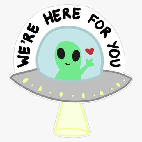 ملصق فينيل مغناطيسي من MAGNET Alien Buddy مقاس 5 بوصة in Kuwait