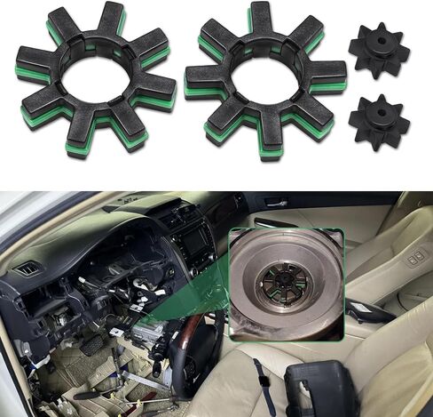 Damper Electric Power Steering Motor Shaft Kit, Steering Coupler, Steering Motor Shaft Damper and Spacer, Steering Bushing Fit for Avalon C-HR Camry Corolla Prius OEM#4525428040 4525328130 in Saudi Arabia