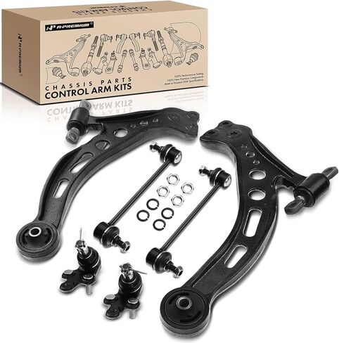 A-Premium 6Pcs Suspension Kit, Front Lower Control Arm, Lower Ball Joint, Rear Sway Bar Link, Compatible with Toyota Camry 1997-2001, Avalon 1997-1998, Lexus RX300 1999-2003, ES300 1997-2001 in Kuwait