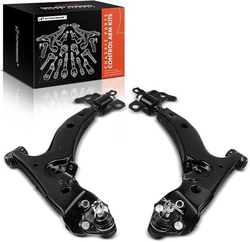 A-Premium 2 × أذرع تحكم سفلية أمامية، مع وصلة كروية وبطانة، متوافقة مع Toyota Corolla 1993 1994 1995 in Kuwait
