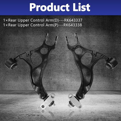 Rear Control Arm Suspension Kit Compatible With Ford Explorer 2011-2019 Lincoln MKS 2009-2016 Taurus 2018-2010 Flex 2009-2019 in Kuwait