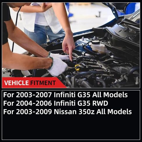 رابط شريط التحكم الأمامي مناسب لإنفينيتي G35 2003-2007 G35 RWD 2004-2006 Nissan 350z 2003-2009 K750100 K750101-2pcs [K750100 54618AL501 54618AL502 K750101 54668AL501 54668AL502] in Kuwait