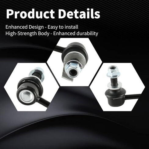 رابط شريط التحكم الأمامي مناسب لإنفينيتي G35 2003-2007 G35 RWD 2004-2006 Nissan 350z 2003-2009 K750100 K750101-2pcs [K750100 54618AL501 54618AL502 K750101 54668AL501 54668AL502] in Kuwait