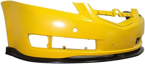 IKON MOTORSPORTS, Front Bumper Lip Compatible with 2007-2008 Acura TL, CS Style Front Lip Spoiler Bodykit Unpainted Black PU Poly Urethane in Kuwait