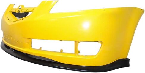 IKON MOTORSPORTS, Front Bumper Lip Compatible with 2007-2008 Acura TL, CS Style Front Lip Spoiler Bodykit Unpainted Black PU Poly Urethane in Kuwait