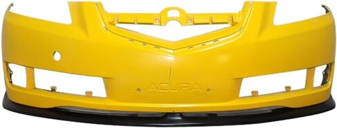 IKON MOTORSPORTS, Front Bumper Lip Compatible with 2007-2008 Acura TL, CS Style Front Lip Spoiler Bodykit Unpainted Black PU Poly Urethane in Kuwait