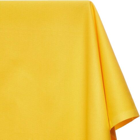 Cotton Duck Canvas Fabric Heavy Duty Outdoor 10 Oz Thick Cloth Material By The Yard & Roll Wholesale - Yellow (1 Yard) in Saudi Arabia
