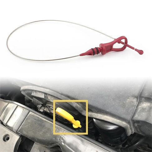 Automotive Oil Level Gauge Compatible with 316i for 316Ci 1998 1999 2000 2001 2002 2003 2004 2005 Engine Oil Level Dipstick Measuring Tool OEM 11437505490 in Kuwait