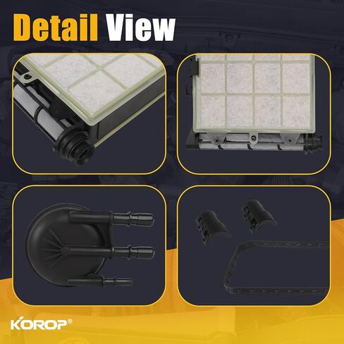 KOROP 6.7 Powerstroke fuel filter Kit Compatible with 2017-2025 Ford F250,F350,F450,F550 Super Duty 6.7L Diesel Engine Replaces FD4624, FD4625, HHC3Z9N184B, HC3Z9N184C in Kuwait