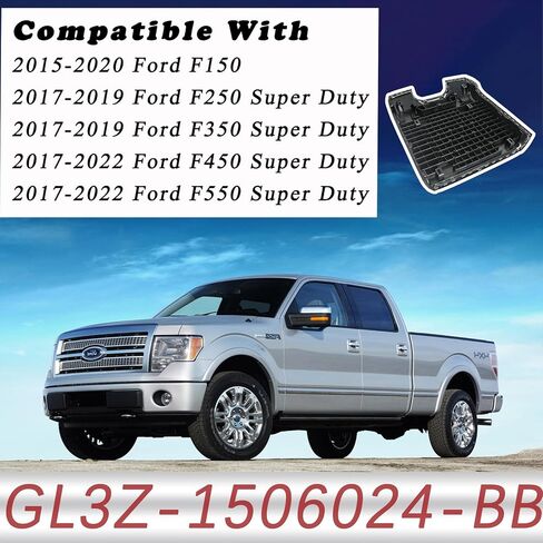 غطاء جلدي لمسند ذراع وحدة التحكم المركزية من TQPONLY | لفورد F150 2015-2020، لملحقات شاحنة فورد سوبر ديوتي 2017-2022 | يستبدل GL3Z-1506024-BB وحدة التحكم بالتدفق فقط in Kuwait