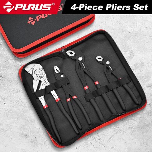 Water Pump Pliers, Plumbing Pliers 7-Inch, 10-Inch and 12-Inch 5-Position Adjustable Tongue and Groove Pliers with Cross Sawteeth in Saudi Arabia