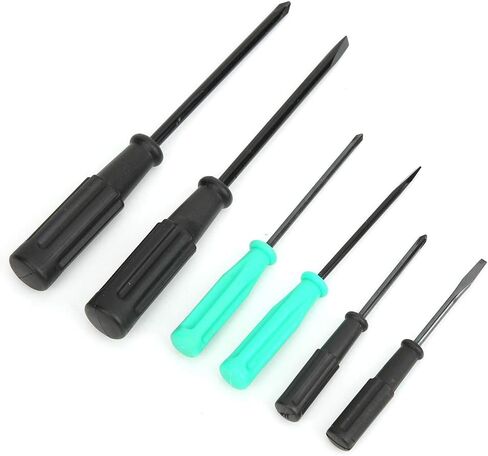 6 Pcs Screwdriver Kit, Slot and Cross Tip, Heat Treated Repair Tool Set, with Different Sizes, for Sewing Machine in Kuwait