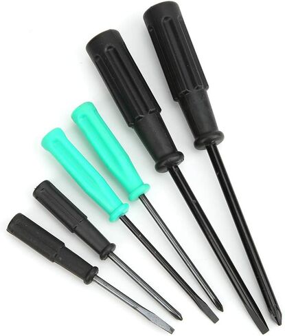 6 Pcs Screwdriver Kit, Slot and Cross Tip, Heat Treated Repair Tool Set, with Different Sizes, for Sewing Machine in Kuwait
