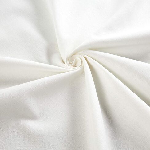 Kaufman Essex Wide Linen Blend White, Fabric by the Yard in Kuwait