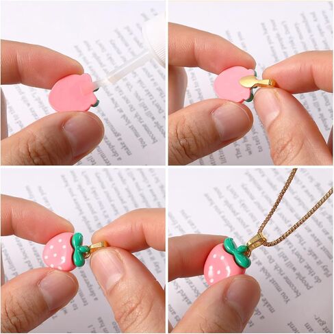 100pcs Glue on Bails Pendants Gold Plated Small Pendant Bails for Jewelry Making Spoon Pendant Bail Flat Necklace Oval Gold Bail Jewelry Glue on Earring Flat Back Charms for DIY Crafts Supplies in Kuwait