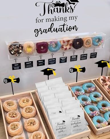 ANTING Class of 2026 Thanks for Making My Graduation So Sweet Party Favors Bags,Graduation Grad Party Treat Snack Goodie Candy Bar Buffet Grease Resistant Paper Bags (50) in Saudi Arabia