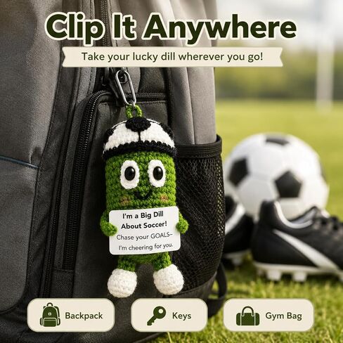 Soccer Goodie Bag Stuffers Gifts for Boys Girls Kids Teens, Funny Emotional Support Pickle Soccer Doll, World Cup Graduation Party Favors in Saudi Arabia